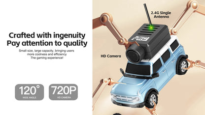 WLtoys 1/64 Mini RC Car with 720P FPV Camera Wifi APP Control 2.4G Reomte Contorl Racing Vehicle Toy for Children 6405 6406.