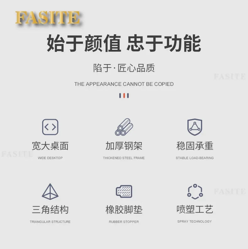 Hochwertiger, langlebiger Computertisch, Desktop-Tisch für Zuhause, Schlafzimmer, moderner, einfacher Mietisch, Studenten-Studientisch, langer Streifen