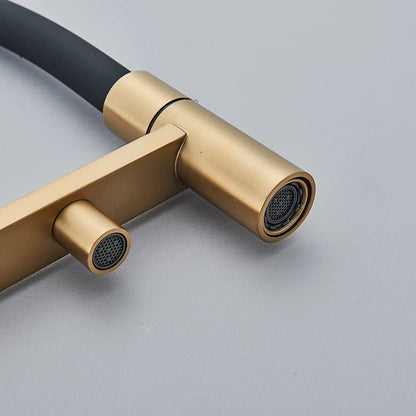 Wanmivezlo Kitchen Water Filter Faucet Dual Spout Pure Drinking Water Mixer Tap Rotation Water Purification Taps