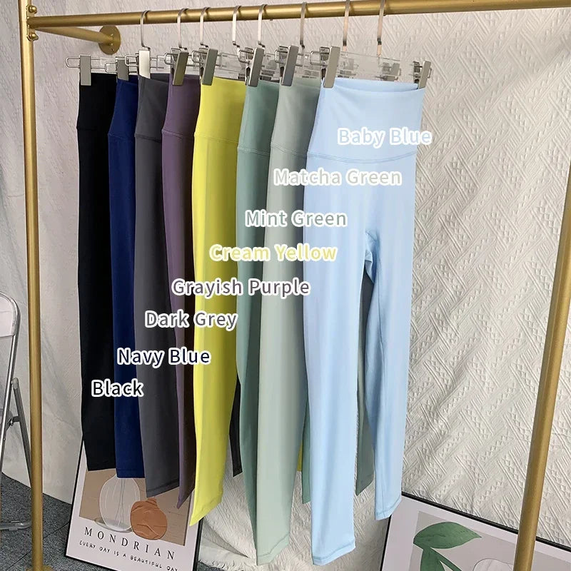 Summer Hot Sale Yoga Leggings High Waist Breathable Quick Drying Yoga Pants Fitness Running Cycling Workout Gym Clothing.