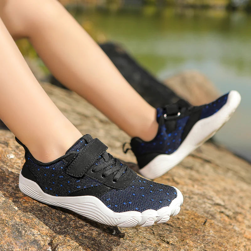 Kids Barefoot Shoes Boys Girls Sneakers Aqua Shoes Naturally Splay Shoes Wide Toe Water Quick Dry Beach Shoes Sports Swimming.