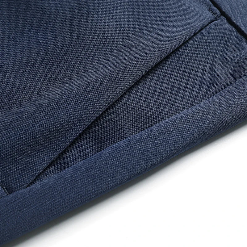 29-42 Men's Summer Pants Thin Straight Stretch Casual Pants with No Trace No Ironing Fabric Silky and Cool Feeling.