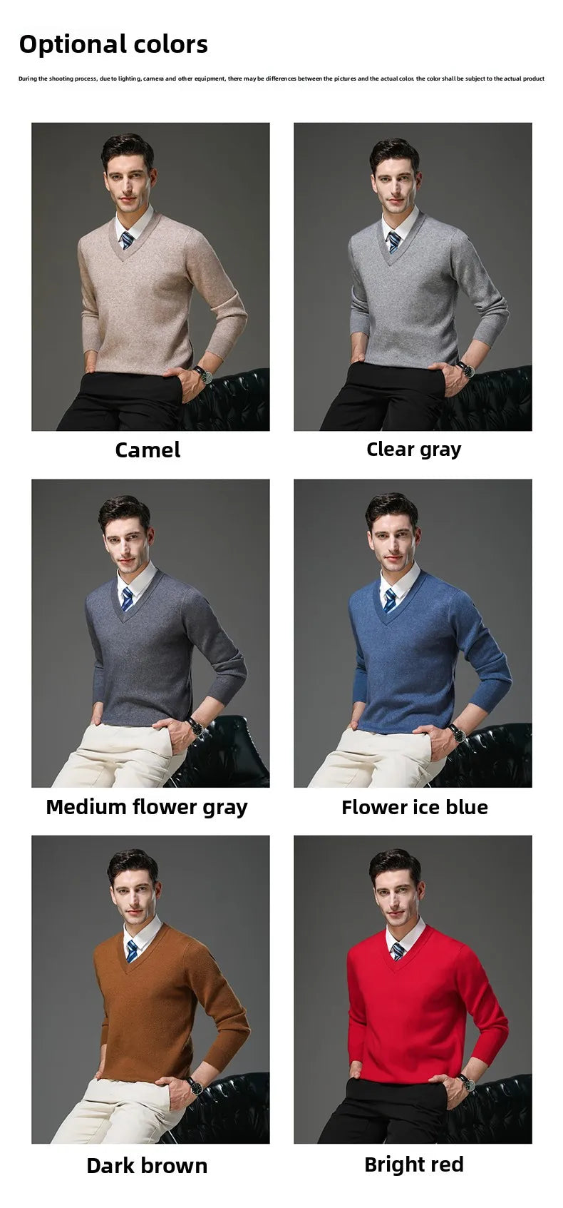 Top Grade Thick Anti-Pilling New Fashion Brand Autum Winter Knit Pullover Men Slim Fit Sweater Business Casual Woolen Jumper.