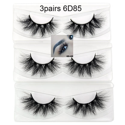 Visofree Eyelashes 3D Mink Lashes High Volume Handmade Mink False Eyelashes Thick Full Strip Lashes Cruelty Free cilios posticos