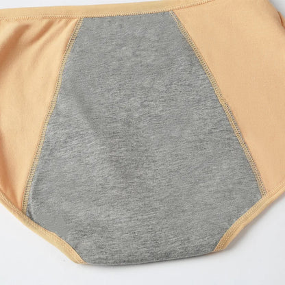 Menstrual Panties Briefs CottonLeakproof Waterproof For Women Short One-piecesmenstrual Middle-WaiWomanfancyUnderwearSize xl xxl.