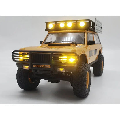 LED 5V Lighting Upgrade System Front and Rear Lamp for 1/24 RC Crawler Car FMS FCX24M Camel Cup Discovery Range Rover Parts.
