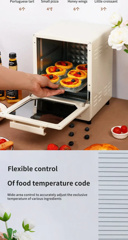 12L Large Capacity Electric Air Fryer Toaster Oven Mechanical Household Kitchen 360° Baking Convection Oven Oil-Free Deep Fryer.