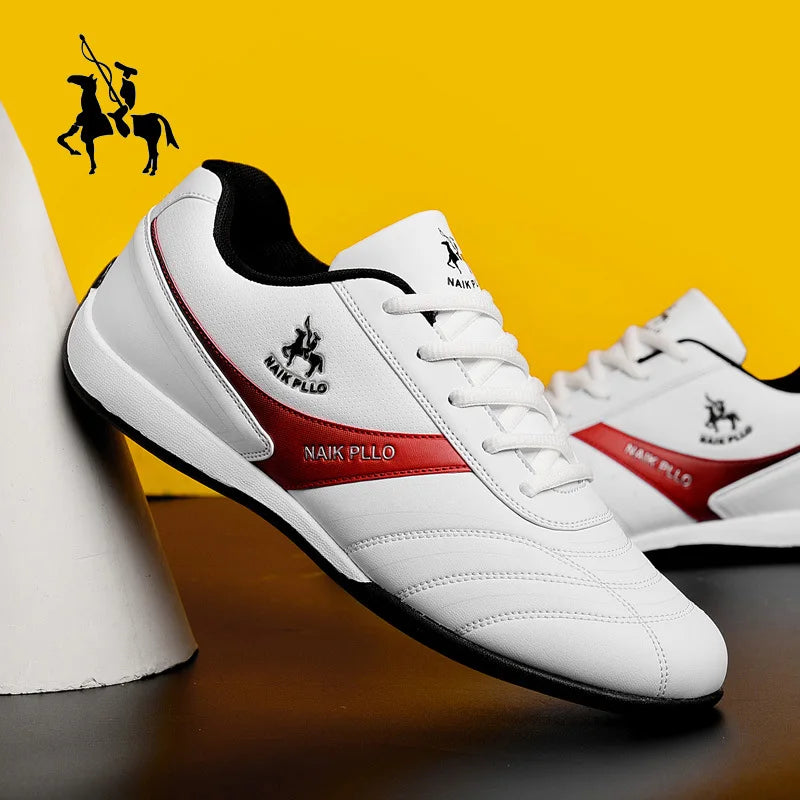 Men Shoes Flat Sports Shoes Lightweight Flat Shoes Simple Fashion Travel Shoes Walking Leather Running Shoes Sneakers.