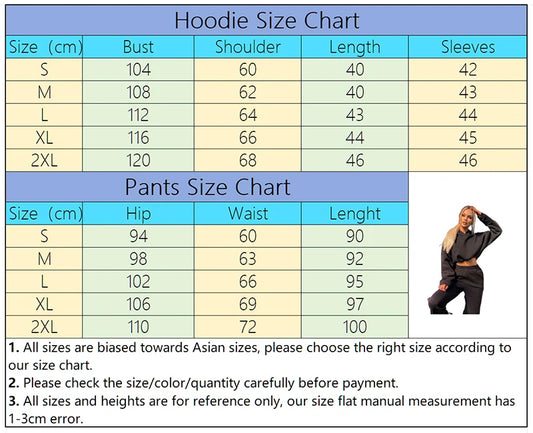 2025 herbst Winter Frauen Sweatshirt Set Einfarbig Casual Einfache Mit Kapuze 2-teiliges Outfit Set Mode Gym Jogging Frau Hose Sets