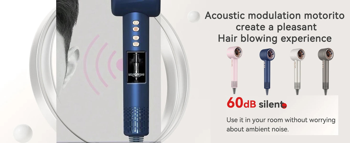 1600W Super Hair Dryer Leafless Hair dryer Personal Hair Care Styling Negative Ion Tool Constant Anion Electric Hair Dryers