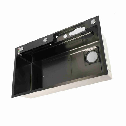 Digitalanzeige-Küchenspüle, professionelle gebürstete, verdickte Digitalanzeige, Doppelspüle aus Edelstahl für die Küche