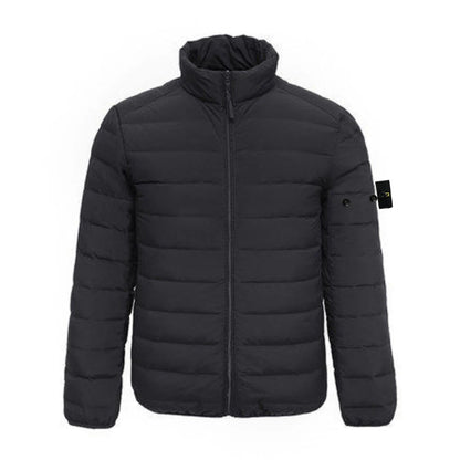 Compass Patch Italian Luxury Style 3 labels Men's 90% Duck Down Jacket Ultra Stand Collar Lightweight Jackets Men Outerwear Coat.