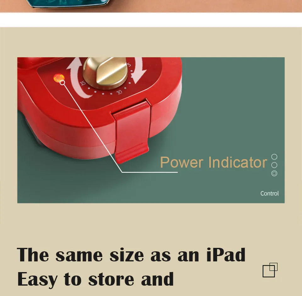 220V Timing multi-function electric sandwich maker waffle maker home breakfast machine toaster replaceable baking tray.