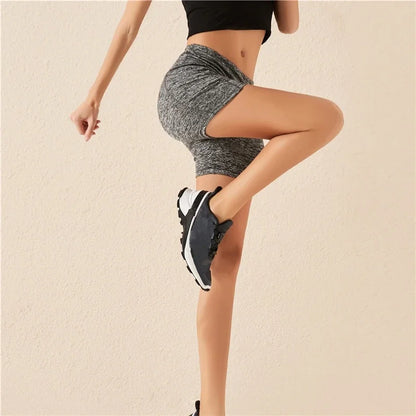 Women gym shorts High Waist Lifting Push Up Tight Yoga Cycling biker shorts Phone Pocket Jogging Running Fitness Short Pant lady.