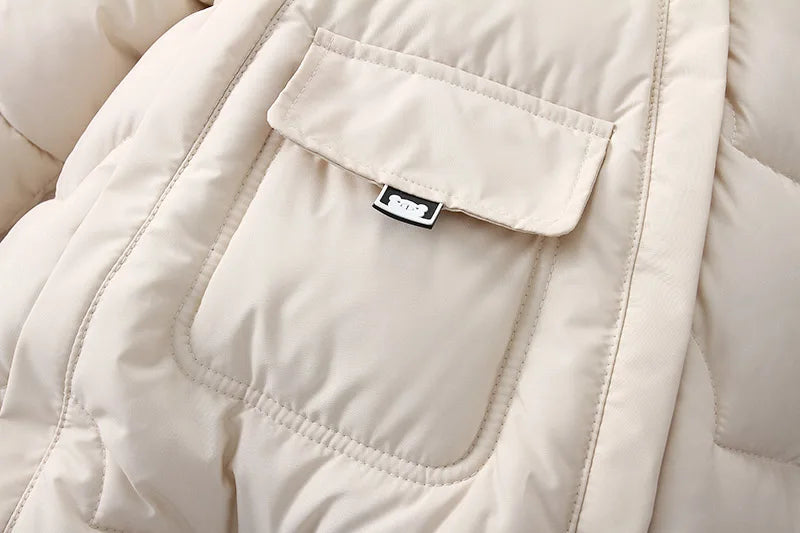 AYNIGIELL 2024 Winter Neugeborenen Verdickung Overall Integrierte Wolle Mit Kapuze Unten Strampler Baby Jungen und Mädchen Warme Schneefeste Overalls.