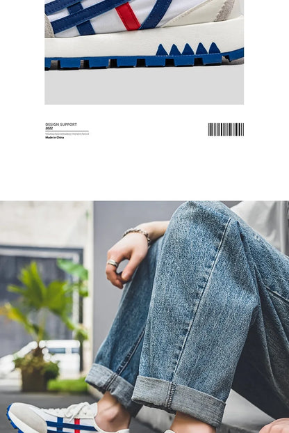 New men's trendy versatile casual sports shoes, men's thick-soled lightweight non-slip breathable trendy shoes кроссовки мужские.