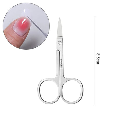 Harunouta Gradient Semi Cured Gel Nail Sticker Long-Lasting UV Nail Sticker UV/LED Extension Gel Nail Foil Gel Polish Full Cover