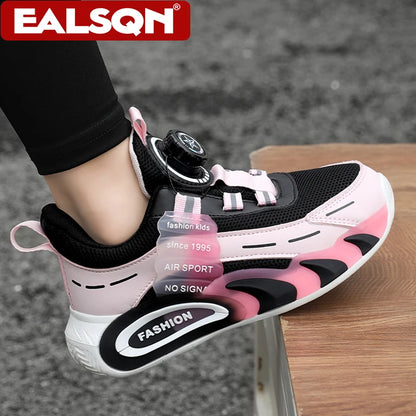 Pink Girl's Fashion Sneakers Anti Slip Comfortable Children Boy's Casual Walking Shoes Outdoor Sport Tennis.