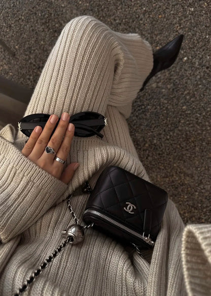 Hirsionsan Soft Elegant Vintage Women Suits 3 Pieces Female Sets O Neck Sweater & Wild Leg Pants with Scarf Knitted TrackSuit.