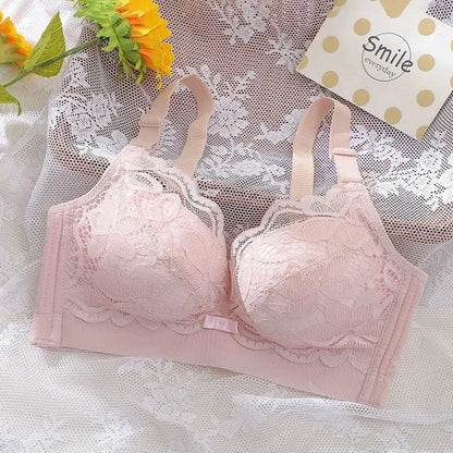 Thickened Extra Thick 12cm Small Chest Flat Chest Gathered Bra No Steel Ring Extra Thick 8cm Bra Closed Breast Sexy