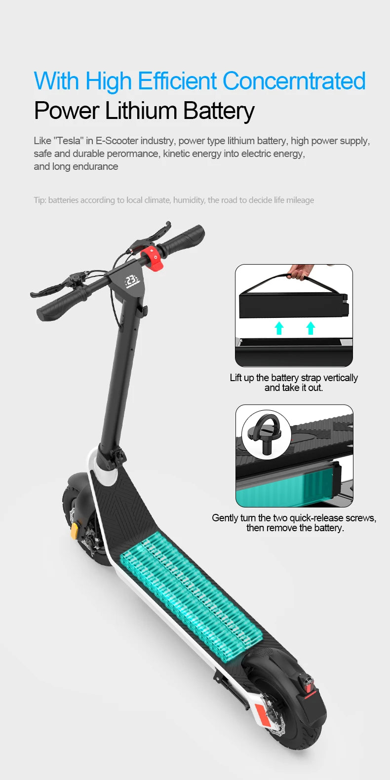 HX X9 plus Folding Electric Scooter 500W 36V15.6Ah 10-inch Tire Lightweight E-Scooter Adult Urban Commuting EScooter.