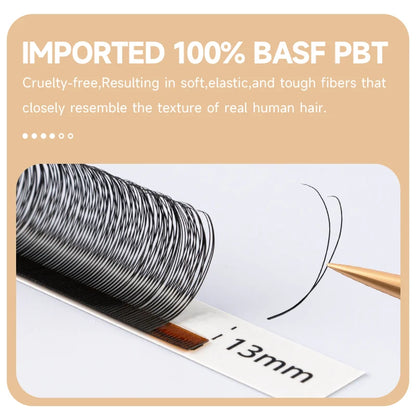 JASBLUE 2D Y Shape Eyelash Extensions Single Tip Y Premade Fans Y Lashes extensions Light Y Shape Eyelashes Lines.