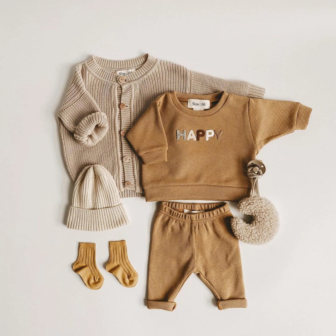 2024 Spring Fashion Baby Clothing Baby Girl Boy Clothes Set Newborn Sweatshirt + Pants Kids Suit Outfit Costume Sets Accessories.