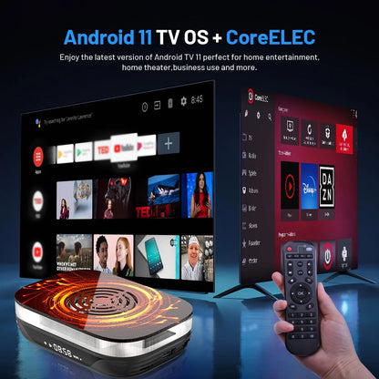 KINHANK Amlogic S905X4 Retro Video Game Console Super Console X4 Plus 90000 Game for 60+ Emulator Arcade/MAME/NAOMI Game Console.