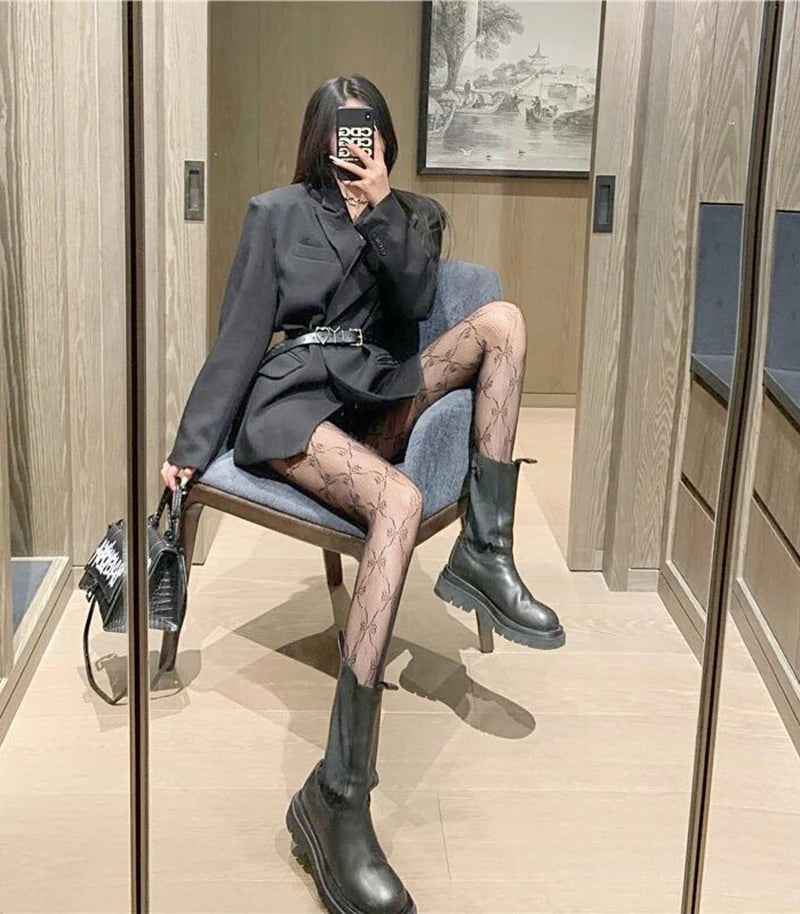 Woman Girls Fashion Gothic Fishnet Stockings Snake Skull Stripeds Socks Mesh Tights Panties Lolita Plus Size Pantyhose Leggings