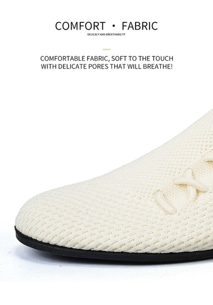 YRZL Men's Comfortable Shoes Breathable Walking Shoes Summer Mesh Loafers Anti Slip Casual Sneakers Lightweight Shoes for Men.