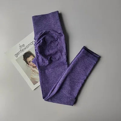 Nahtlose Damen-Leggings mit hoher Taille, schnell trocknend, elastisch, für Yoga, Fitness, Fitnessstudio, Jogginghose, Push-up-Leggings, Sportbekleidung