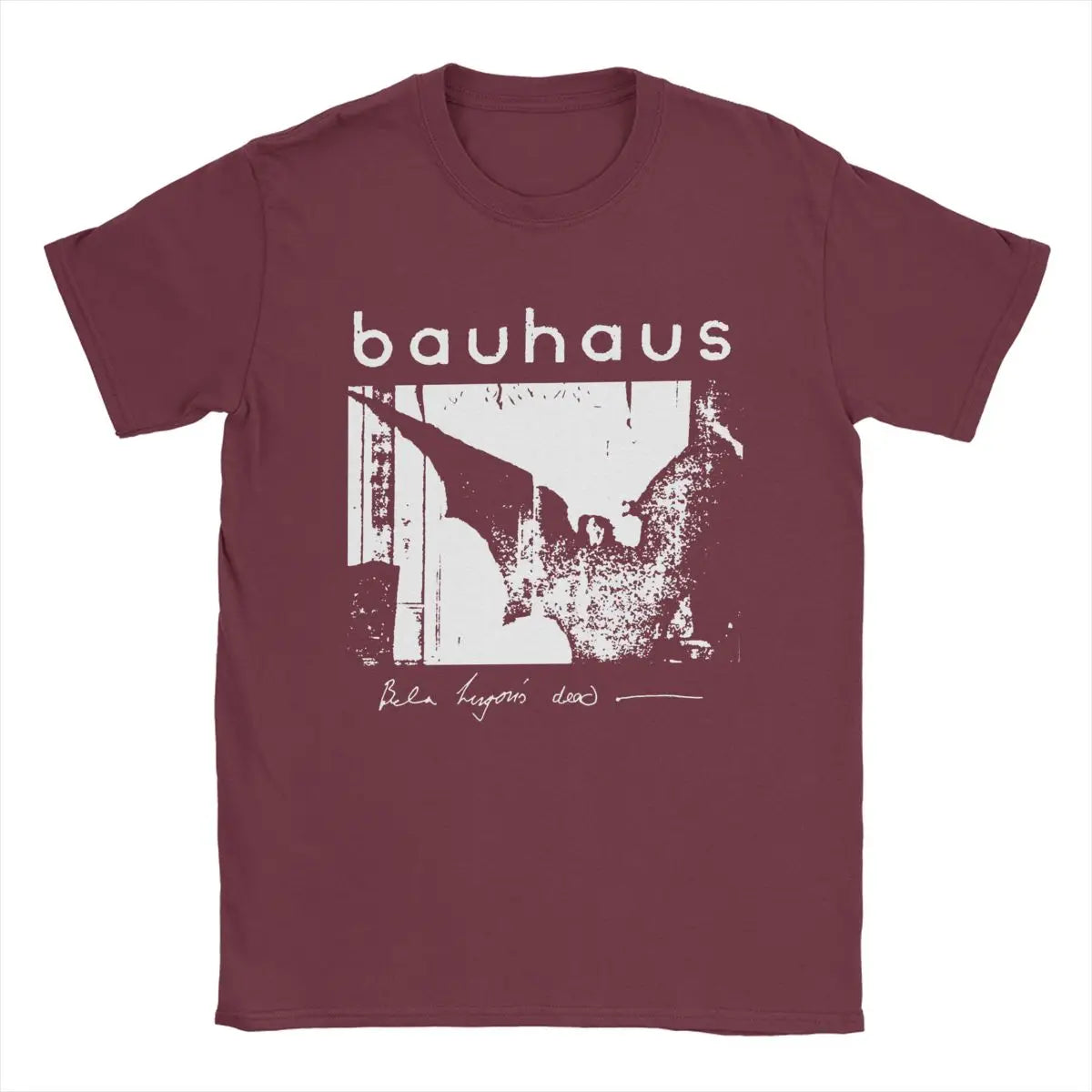 Bauhaus Bat Wings Bela Lugosis Dead T Shirt Men Cotton Amazing T-Shirt Crew Neck Tee Shirt Short Sleeve Tops Adult.