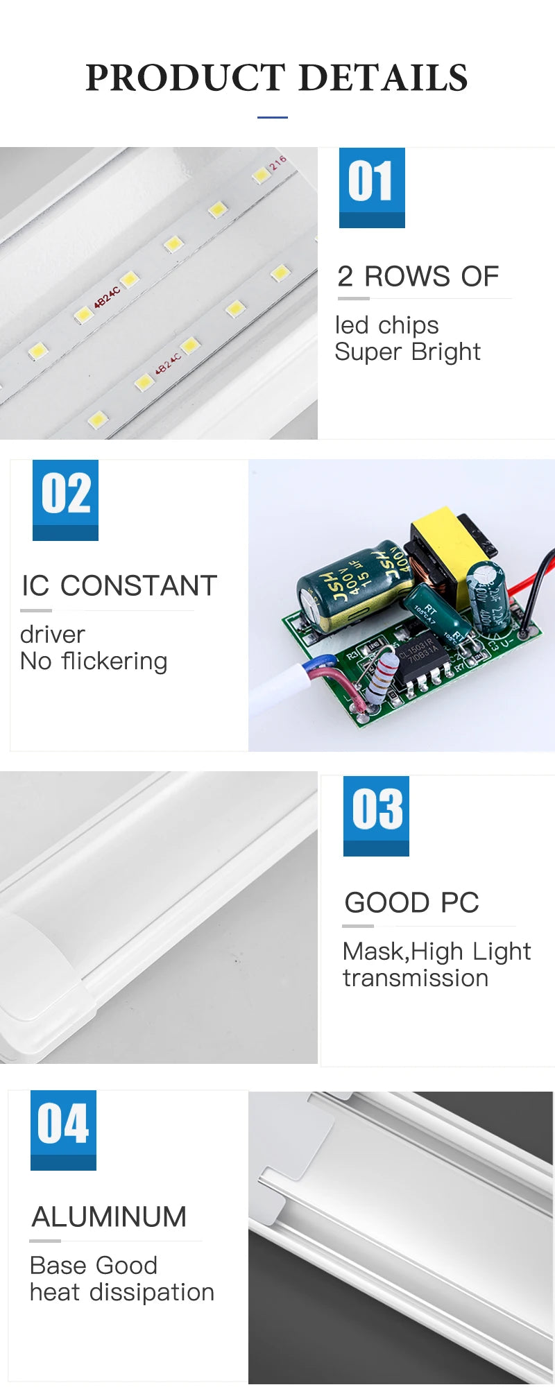 Super Helle Küche Licht Unter Schrank Lichter 20W 10W 6W Led-leuchten Für Küche 220V 110V Küche Beleuchtung Led Rohr Licht.