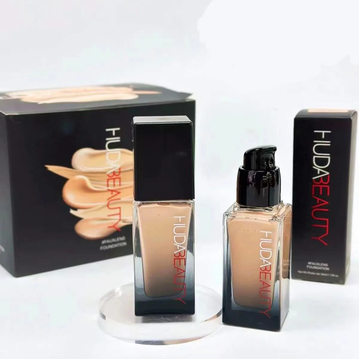 34ml Flawless Liquid Foundation Matte Concealer Nourishing Long-Lasting Facial Makeup Concealed Pores Breathable Cosmetics.