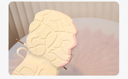 Autumn Sneakers For Kids Korean Style Trend Fashion Girl's Sneakers Soft-soled Breathable Teenager Children Sport Shoes.