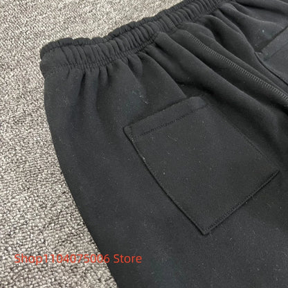 Pepe Studio Fleece-Lined Elastic Waist Jogger Pants Winter Warm Soft Loose Fit Sweatpants with Drawstring for Women Men.