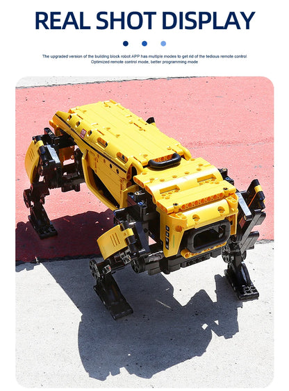 MOULD KING 15066 15067 Technical Toys The APP&RC Motorized Boston Dynamics Big Dog Set Assembly AlphaDog Building Blocks Bricks.