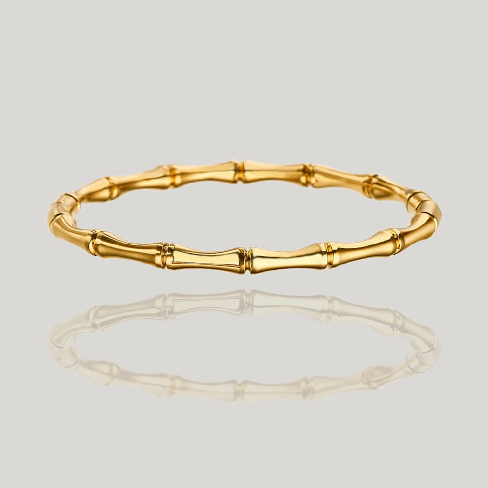 Titanium Steel Gold Silver Color Bangles for Women Girls Trend Waterproof Jewelry Luxury Sparkling Zircon Bracelet Bangle.