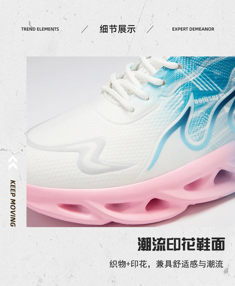 Men Running Shoes Mesh Breathable Flat Cushioning Soft Comfortable Sneakers Outdoor Gym Trendy Casual Jogging Shoes for Men.