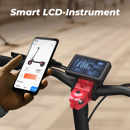 Isinwheel T8 Foldable Adult Electric Scooter E-Scooter 20 km/h Electric Kick Scooter 1200W Skateboards 48V 15Ah Kickboard.