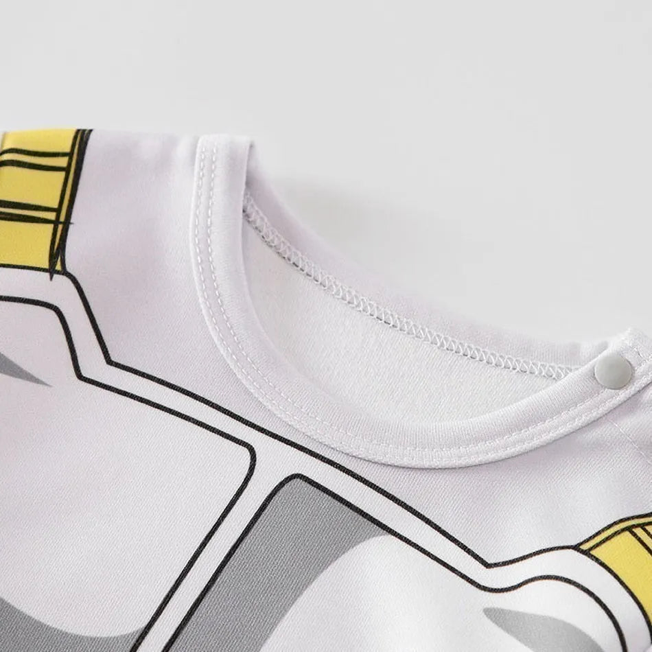 Baby Sommer kurz ärmel ige Baumwolle Anime Overall Jungen Mädchen Rollenspiel Kostüme Baby Kurzarm Body suits Kinder Stram pler