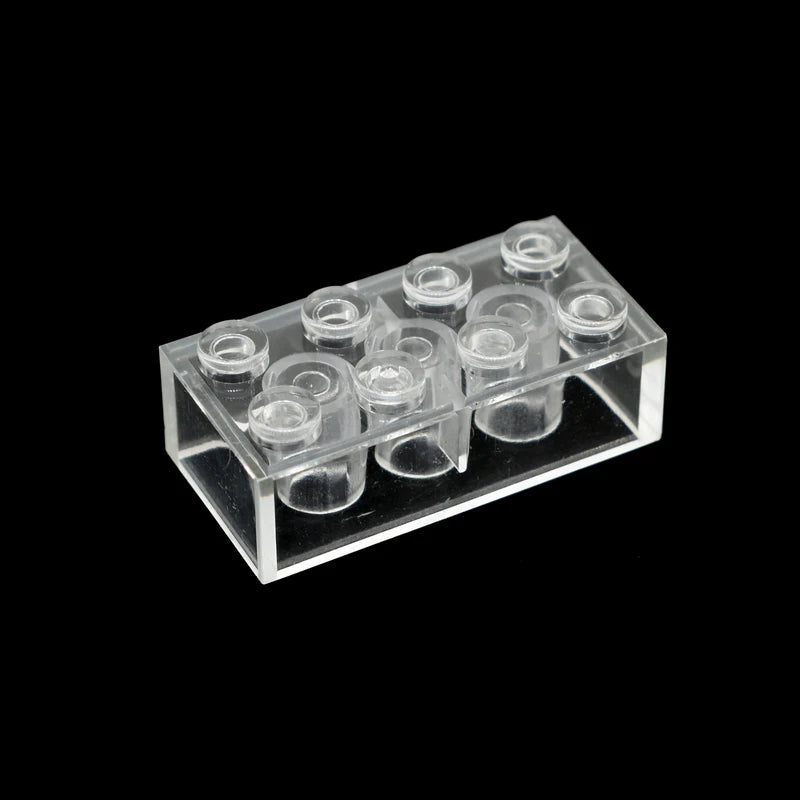 300pcs 2x4 Dot DIY Building Blocks Thick Figures Bricks Educational Creative Size Compatible With 3001 Plastic Toys for Children.