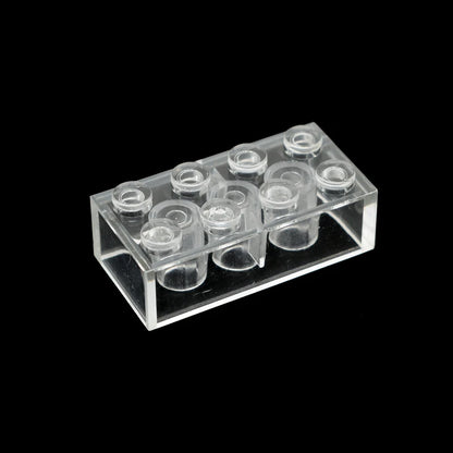 300pcs 2x4 Dot DIY Building Blocks Thick Figures Bricks Educational Creative Size Compatible With 3001 Plastic Toys for Children.