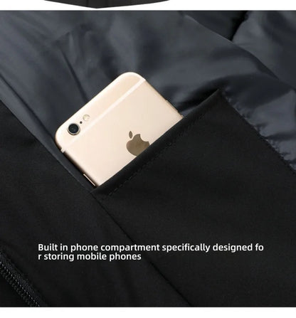 Top Grade Designer New Brand Men Parka Jacket Thick Casual Fashion Hooded Cropped Windbreaker Quilted Bubble Coats  Mens Clothes