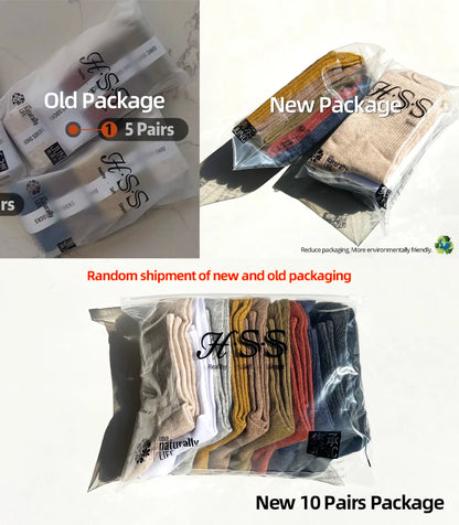 5/10 Pairs 95% Combed Cotton Socks Men Business Dress Long Socks Soft Breathable Spring Summer Colorful Sock For Man 5Pairs/Lot.