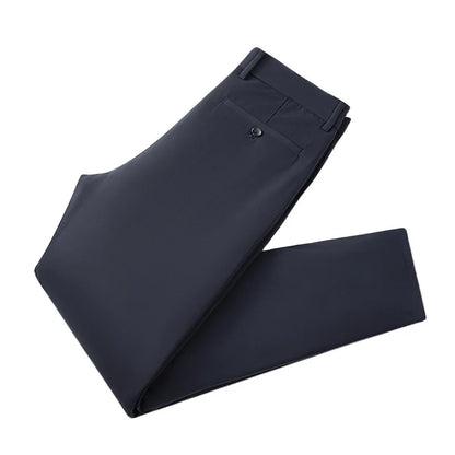 Men's Winter Formal Down Pants Goose Feather Warm Trousers Business Suit Pants for Man  calca termica masculina inverno PT-597.