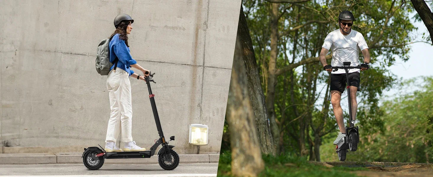 isinwheel T4 （ABE）Adult Electric Scooter 1000W Motor 48V12.5Ah Battery Electric Scooter 10" Off-Road  Tire  Electric Scooter.