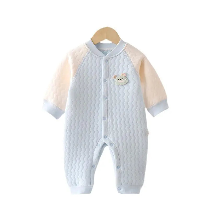 Baby-Body ohne Knochen, warmer Strampler für Neugeborene, Jungen und Mädchen, Cartoon-Body mit langen Ärmeln, Kletteranzug.