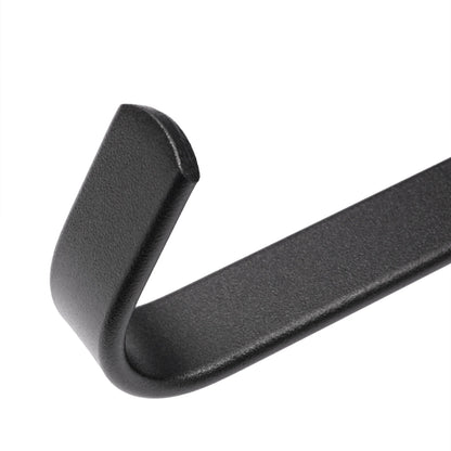 2-stufiges Badezimmerregal, hängendes Duschregal, silberfarbenes/schwarzes Regal, 6 Haken für Badezimmer, Küche, Wohnzimmer