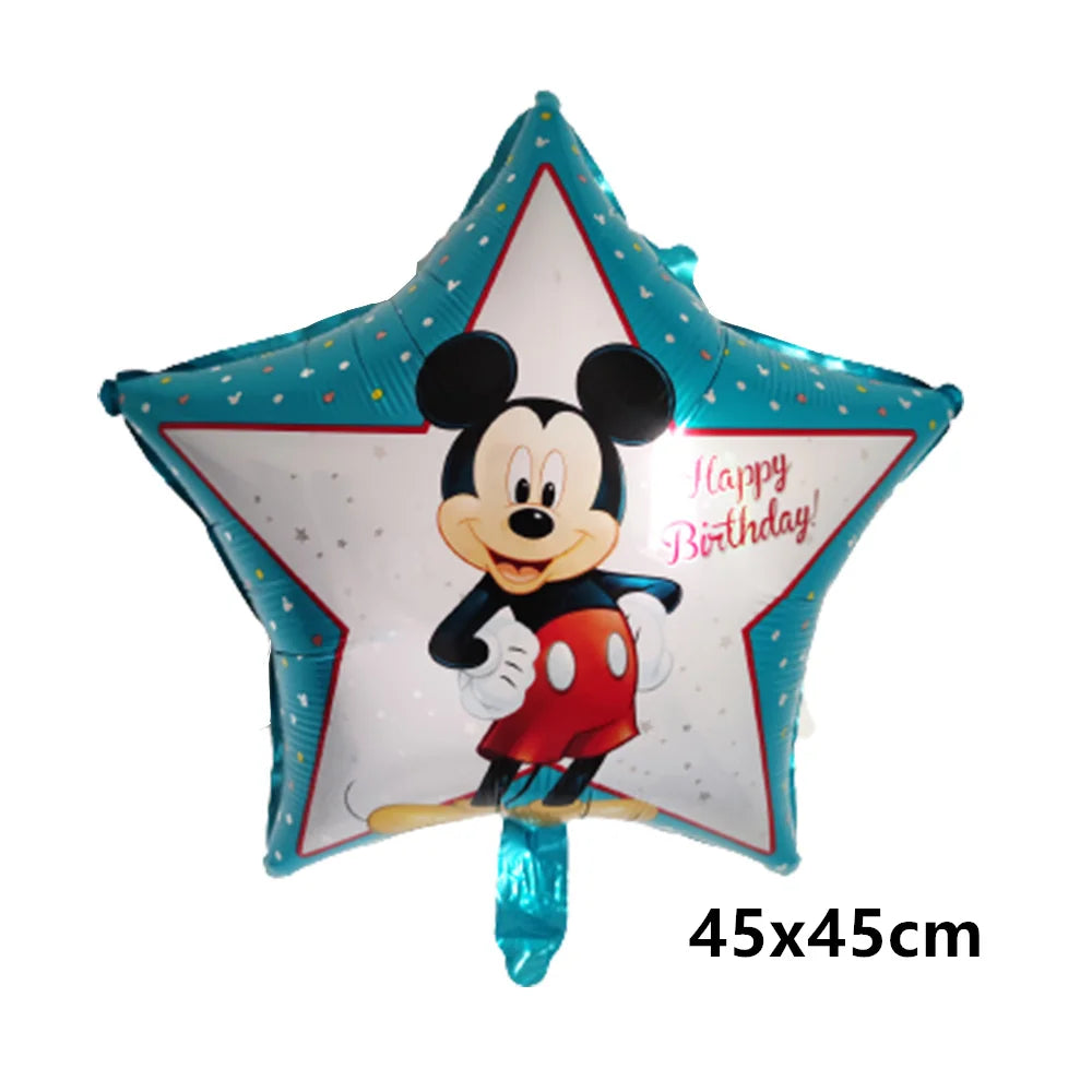 Mickey Minnie Folienballon Mickey Mouse Luftballons Minnie Geburtstag Party Dekor Kinderspielzeug Babyparty Ball Kinder Cartoon Geschenk